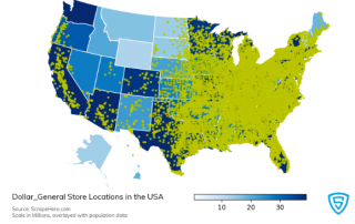 Dollar General map