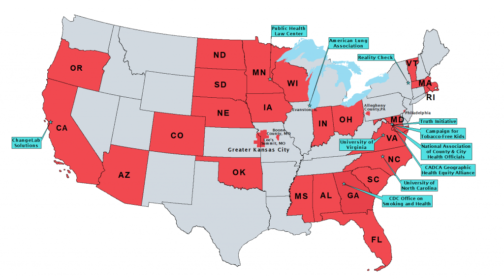 Client-partner map