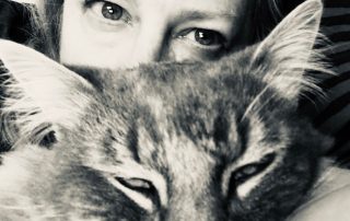 Beth Turner and her cat Maurice