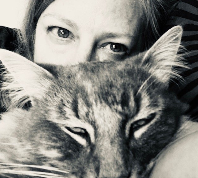 Beth Turner and her cat Maurice